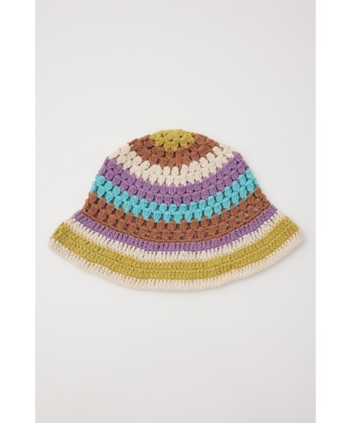 RODEO CROWNS WIDE BOWL（ロデオクラウンズワイドボウル）の「ガラニットハット（ハット・レディース・グレー系その他/マルチ/ブルー系その他・FREE）」の12枚目の写真