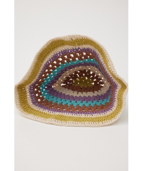 RODEO CROWNS WIDE BOWL（ロデオクラウンズワイドボウル）の「ガラニットハット（ハット・レディース・グレー系その他/マルチ/ブルー系その他・FREE）」の16枚目の写真