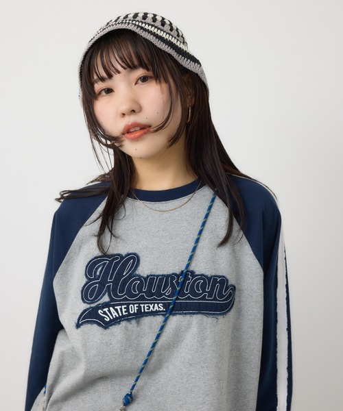 RODEO CROWNS WIDE BOWL（ロデオクラウンズワイドボウル）の「ガラニットハット（ハット・レディース・グレー系その他/マルチ/ブルー系その他・FREE）」の19枚目の写真