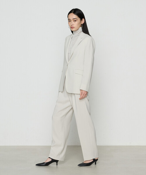 COMME CA（コムサ）の「【セットアップ対応】アチェローザダブルクロス パンツ（その他パンツ・レディース・グリーン系その他/ネイビー・7号/11号/9号）」の18枚目の写真