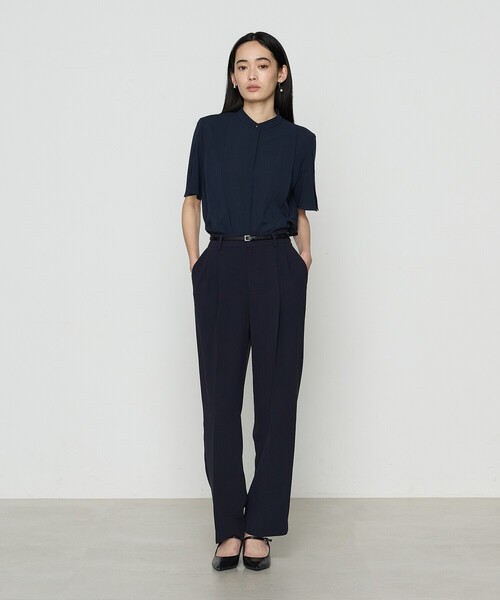 COMME CA（コムサ）の「【セットアップ対応】アチェローザダブルクロス パンツ（その他パンツ・レディース・グリーン系その他/ネイビー・7号/11号/9号）」の20枚目の写真