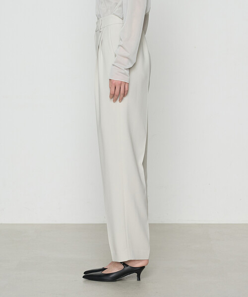 COMME CA（コムサ）の「【セットアップ対応】アチェローザダブルクロス パンツ（その他パンツ・レディース・グリーン系その他/ネイビー・7号/11号/9号）」の13枚目の写真