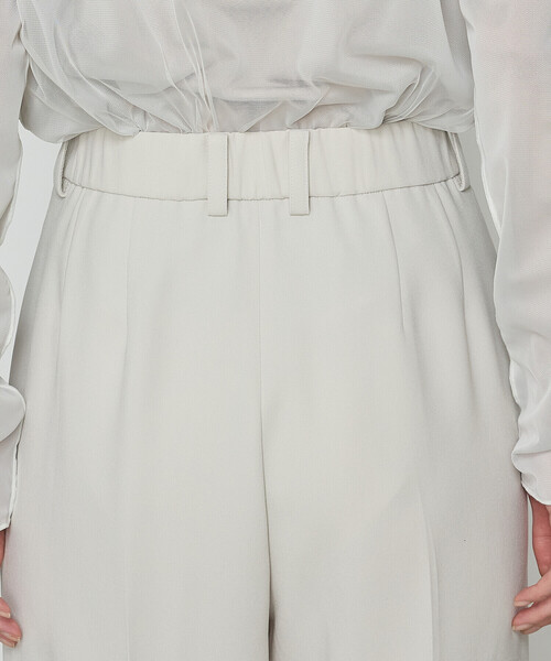 COMME CA（コムサ）の「【セットアップ対応】アチェローザダブルクロス パンツ（その他パンツ・レディース・グリーン系その他/ネイビー・7号/11号/9号）」の4枚目の写真