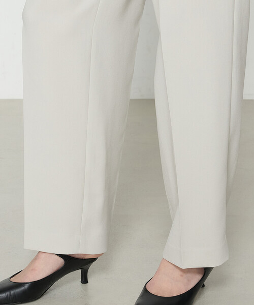 COMME CA（コムサ）の「【セットアップ対応】アチェローザダブルクロス パンツ（その他パンツ・レディース・グリーン系その他/ネイビー・7号/11号/9号）」の6枚目の写真