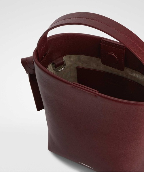 JIL SANDER（ジルサンダー）の「KNOT HOBO MINI（ハンドバッグ・レディース・ブラック/グレー/ワインレッド・UNI）」の9枚目の写真