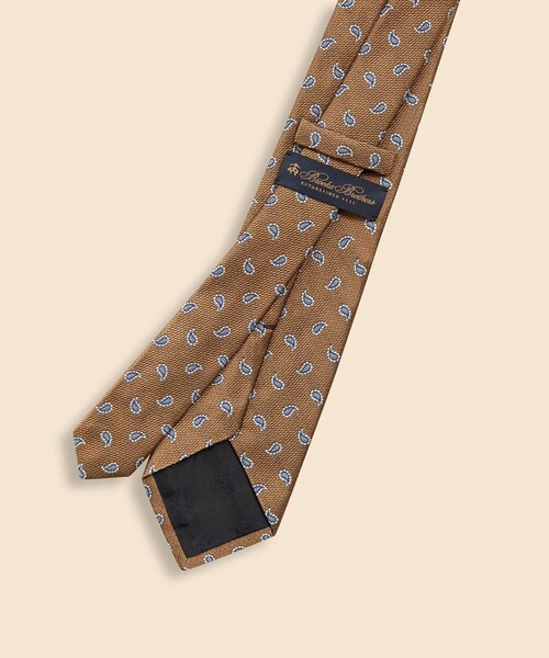 BROOKS BROTHERS（ブルックスブラザーズ）の「シルク スモールペイズリー ジャカードタイ（ネクタイ・メンズ・グリーン/バーガンディー/ネイビー/ベージュ・ONE SIZE）」の5枚目の写真