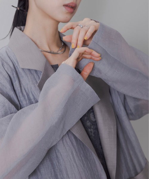 シアーテーラードラフジャケット Eimee Law│Eimee Law