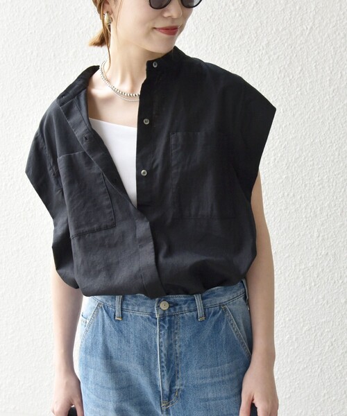 ブラウス シャツ SHIPS any: デニム ポケット シャツ「SHIPS any DENIM」 レディース SHIPS any: デニム ポケット シャツ［SHIPS any DENIM］（シャツ