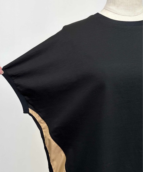 PICCIN(ピッチン)の「配色布帛切り替えプルオーバー(Tシャツ/カットソー・レディース・ホワイト系その他/ブラック系その他・M)」の19枚目の写真