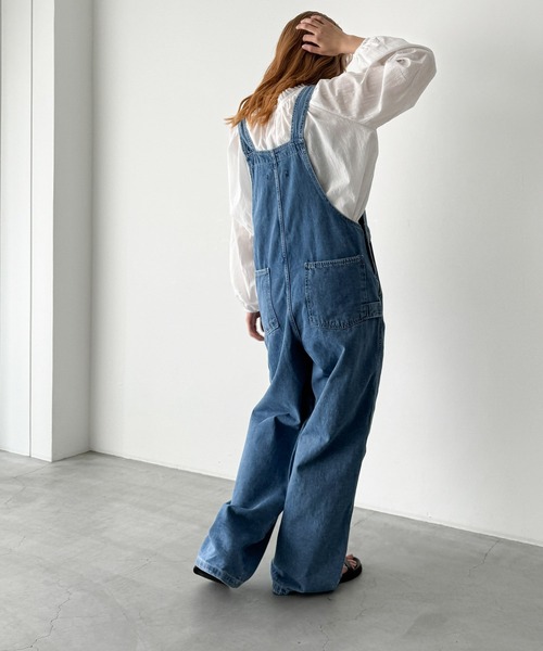 WOOD CLOTHE COMPANY ルーズフィットデニムオーバーオール