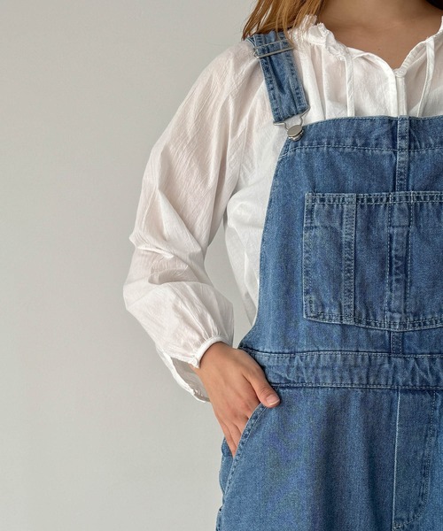 WOOD CLOTHE COMPANY ルーズフィットデニムオーバーオール