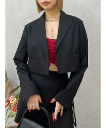 EVRIS | ショートレングスジャケット【セットアップ着用可能】(テーラードジャケット)