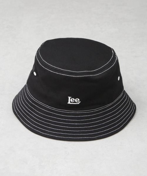 Lee（リー）の「Lee/LE NO-DYE BUCKET HAT（ハット・メンズ・ホワイト/ブラック・FREE）」の3枚目の写真