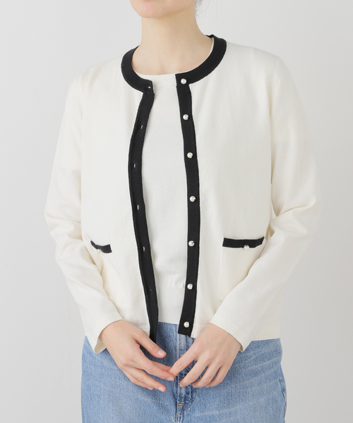 La TOTALITE(ラトータリテ)の「【洗える】パールアンサンブル(アンサンブル・レディース・イエロー/ラベンダー/ホワイト・FREE)」の11枚目の写真