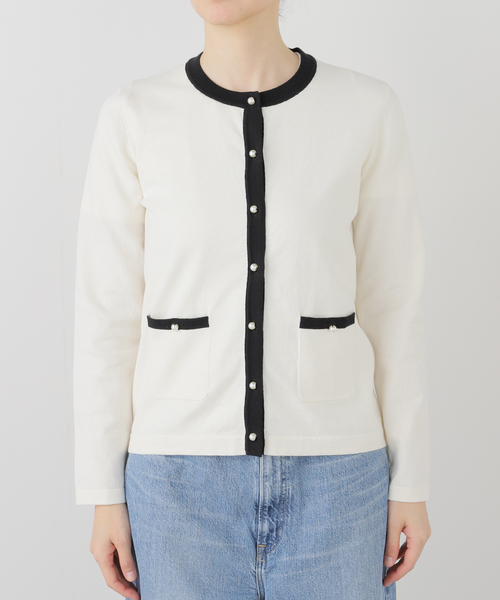 La TOTALITE(ラトータリテ)の「【洗える】パールアンサンブル(アンサンブル・レディース・イエロー/ラベンダー/ホワイト・FREE)」の10枚目の写真