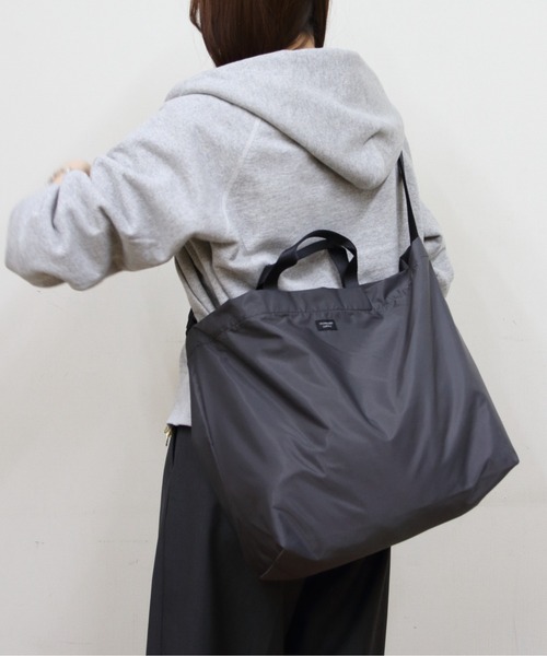 STANDARD SUPPLY(スタンダードサプライ)の「STANDARD SUPPLY/スタンダードサプライ 2ウェイ トート 2WAY TOTE【EASY】(ショルダーバッグ・レディース・チャコールグレー/ブラック/グレー/ブルー/カーキ/ピンク・FREE)」の3枚目の写真
