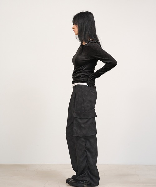 Nora Lily】「elle」Uneven color Cargo Pants
