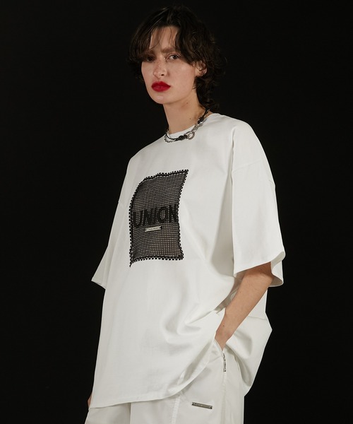 PRANK PROJECT◆24AW/長袖Tシャツ/FREE/コットン/BLK/31242416101// クロシェロゴTEE / Crochet Logo Tee（Tシャツ/カットソー