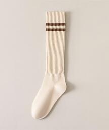 WEGO | WEGO/ラインリブハイソックス(ソックス/靴下)