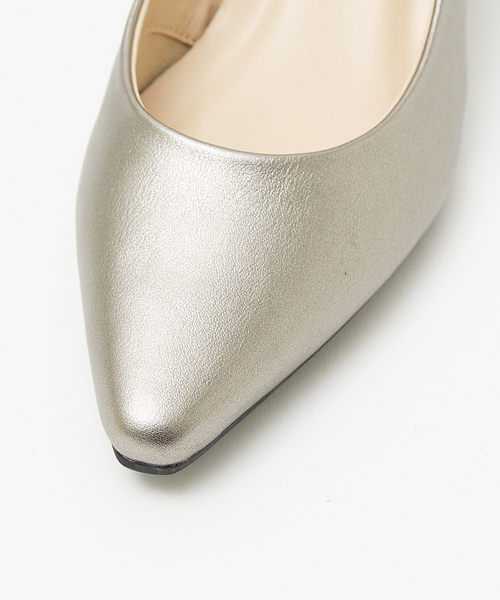 Au BANNISTER(オゥバニスター)の「【販売店舗限定】ブロックヒールミドルパンプス(パンプス・レディース・シルバー/ブラック/ベージュ・36/37/38/35/39)」の18枚目の写真
