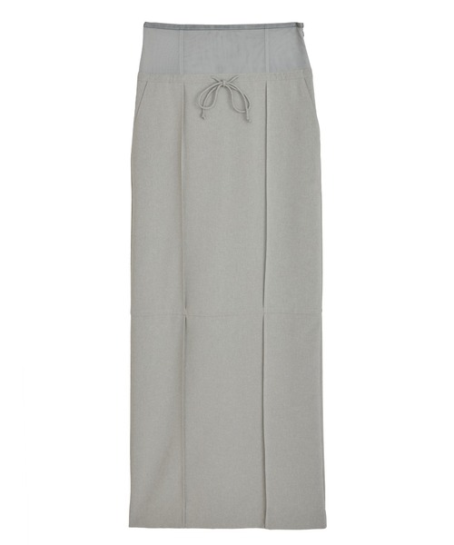 AMERI TUCK PENCIL SKIRT マキシスカート ウエストゴム Ameri（アメリ）の「TUCK PENCIL SKIRT（スカート）」 - WEAR