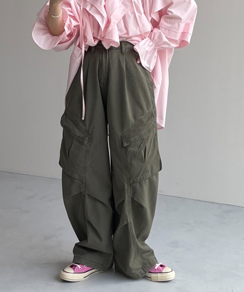vintage like curve cargo pant / ヴィンテージライクカーブ