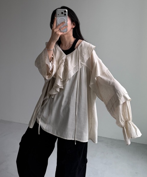 wee9s(ウィークス)の「vintage like curve cargo pants / ヴィンテージライクカーブカーゴパンツ(カーゴパンツ・レディース・ブラック/カーキ・size1/size2)」の16枚目の写真