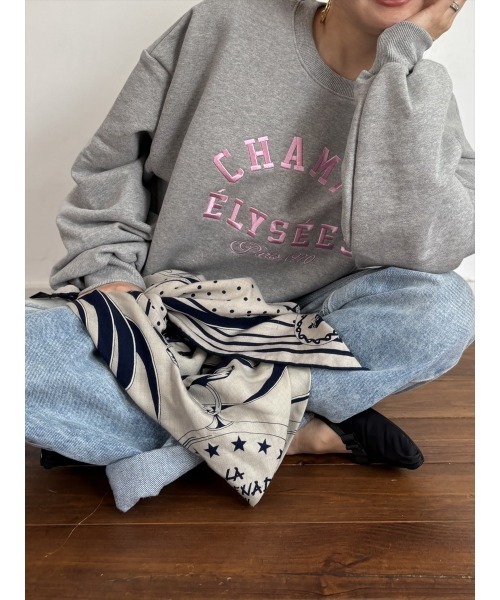 Day and Grade(デイアンドグレイド)の「ロゴ刺繍スウェット(スウェット・レディース・ライトグレー・FREE)」の8枚目の写真