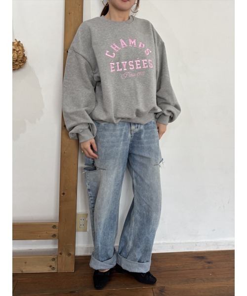 Day and Grade(デイアンドグレイド)の「ロゴ刺繍スウェット(スウェット・レディース・ライトグレー・FREE)」の15枚目の写真