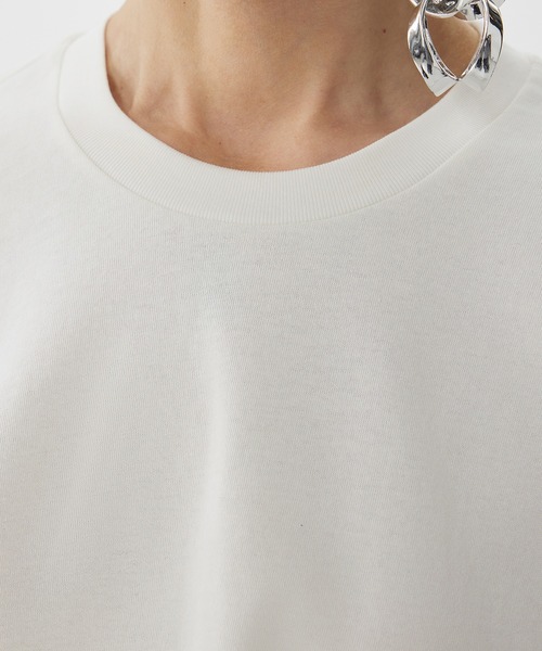 JNBY（ジェーエヌビーワイ）の「Sculpted Motion Wire Top / ワイヤートップス（Tシャツ/カットソー・レディース・ホワイト/グレー・36/34）」の6枚目の写真