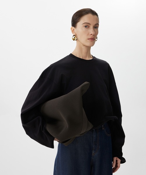 JNBY（ジェーエヌビーワイ）の「Sculpted Motion Wire Top / ワイヤートップス（Tシャツ/カットソー・レディース・ホワイト/グレー・36/34）」の11枚目の写真