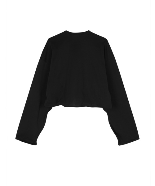 JNBY（ジェーエヌビーワイ）の「Sculpted Motion Wire Top / ワイヤートップス（Tシャツ/カットソー・レディース・ホワイト/グレー・36/34）」の18枚目の写真