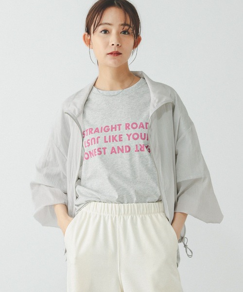 t出品 セール】ヘビロッTEEワイドプリント半袖/289396（Tシャツ