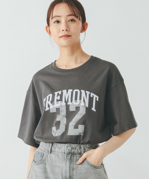 GLOBAL WORK（グローバルワーク）の「ヘビロッTEEワイドプリント