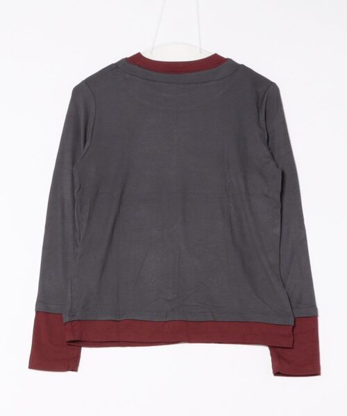 aimoha(アイモハ)の「ロングスリーブベーシックTシャツ(Tシャツ/カットソー・レディース・グリーン/グレー/ホワイト/ベージュ/パープル/ダークグレー・LARGE/MEDIUM)」の7枚目の写真