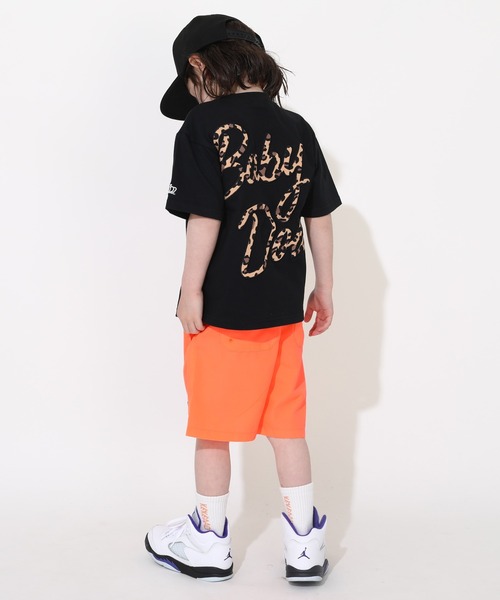 BABYDOLL(ベビードール)の「【綿100%】 親子お揃い ヒョウ柄ポケットTシャツ 0543K(Tシャツ/カットソー・キッズ・ブラック/ピンク系その他7/ホワイト・90cm/110cm/120cm/100cm/130cm/140cm/80cm/150cm)」の8枚目の写真