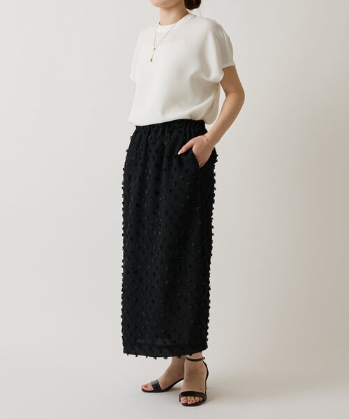 LIVETART（リヴェタート）の「ファードットレイヤースカート（スカート・レディース・ブラック・FREE）」の7枚目の写真