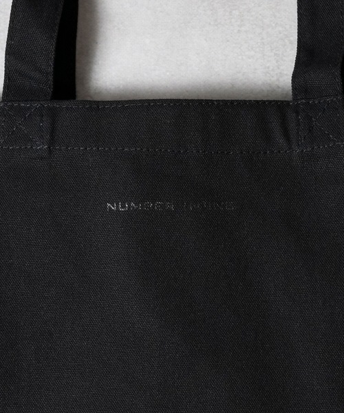 本人期　ナンバーナイン　2wayキャンバス×レザートートバッグ　/ブラック　本革 93626336b_b_06_500.jpg