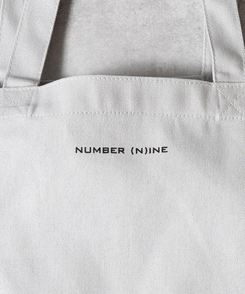 NUMBER (N)INE(ナンバーナイン)の「N(N) number nine CANVAS TOTE BAG / エヌエヌ ナンバーナイン ボックスロゴ キャンバス トートバッグ(トートバッグ・メンズ・ライトグレー/ブラック/アイボリー/ブラック系・FREE)」の15枚目の写真