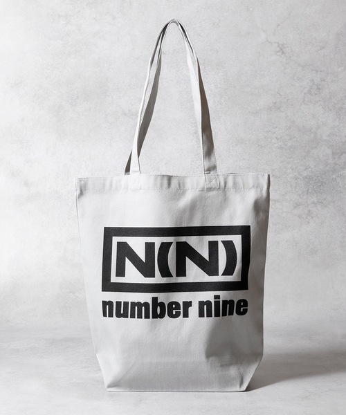 NUMBER (N)INE(ナンバーナイン)の「N(N) number nine CANVAS TOTE BAG / エヌエヌ ナンバーナイン ボックスロゴ キャンバス トートバッグ(トートバッグ・メンズ・ライトグレー/ブラック/アイボリー/ブラック系・FREE)」の20枚目の写真