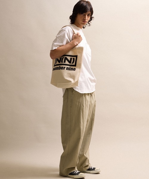とんとことん N(N) number nine CANVAS TOTE BAG / エヌエヌ ナンバーナイン