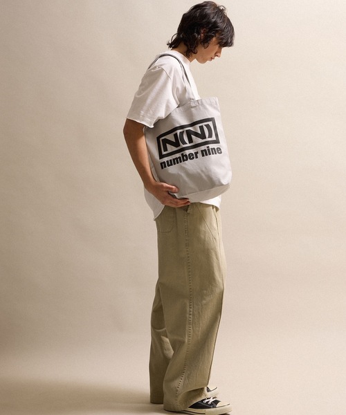 N(N) number nine CANVAS TOTE BAG / エヌエヌ ナンバーナイン N(N) number nine CANVAS TOTE BAG / エヌエヌ ナンバーナイン
