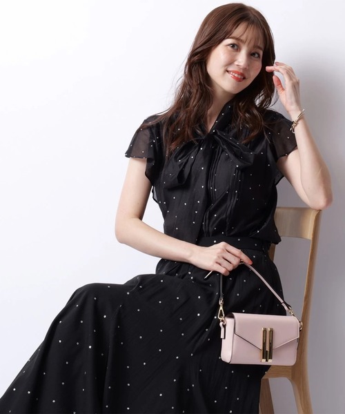 JUSGLITTY(ジャスグリッティー)の「プチハートエスカルゴスカート(スカート・レディース・ライトブルー/ピンク系その他5/ブラック・0/1/2)」の8枚目の写真