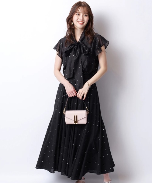 JUSGLITTY(ジャスグリッティー)の「プチハートエスカルゴスカート(スカート・レディース・ライトブルー/ピンク系その他5/ブラック・0/1/2)」の9枚目の写真