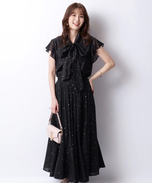 JUSGLITTY(ジャスグリッティー)の「プチハートエスカルゴスカート(スカート・レディース・ライトブルー/ピンク系その他5/ブラック・0/1/2)」の11枚目の写真
