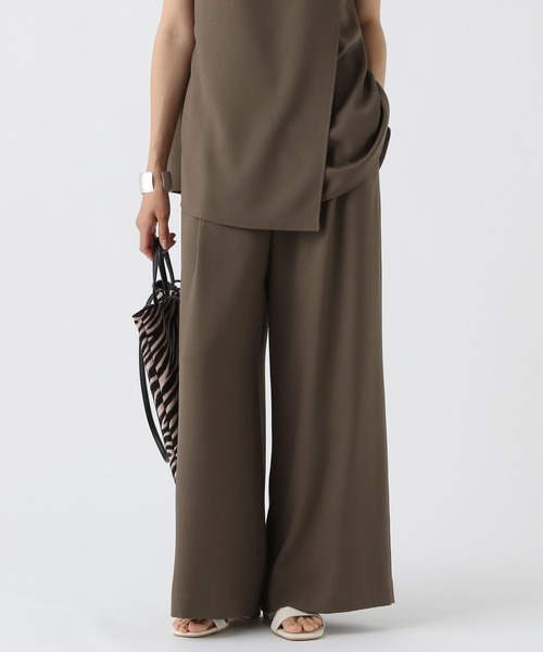 Elura（エルーラ）の「サラサラリラクシーワイドパンツ＜低身長サイズあり＞/321521（その他パンツ・レディース・ブラック系その他/オフホワイト/ネイビー/ブラック/ダークブラウン/グリーン/ホワイト/レオパード・SMALL/MEDIUM/LARGE/Ws S/Ws M）」の12枚目の写真