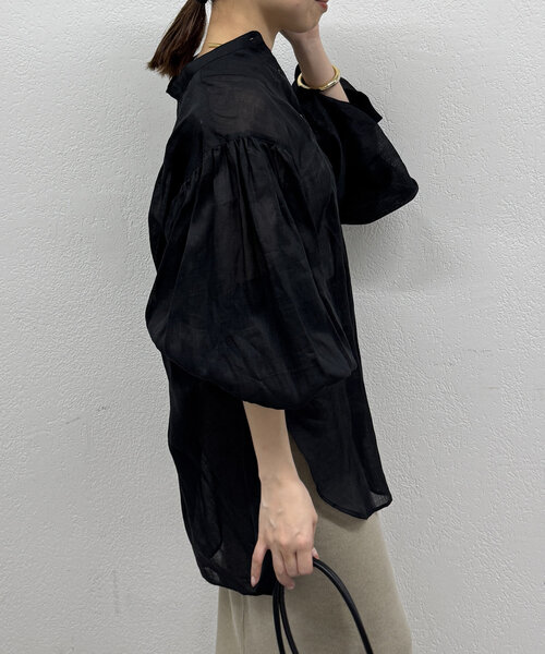 LOUNGEDRESS（ラウンジドレス）の「20thリネンギャザーチュニック 