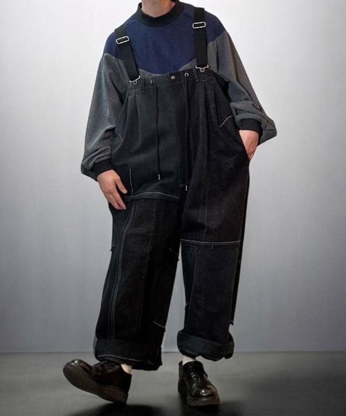 masterkey(マスターキー)の「mp13641-GRAND CANYON デニムビックパンツ(デニムパンツ・メンズ・ブルー系その他/ブラック・FREE)」の2枚目の写真