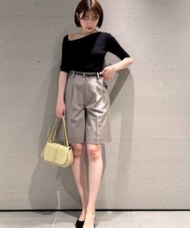 SNIDEL | ベルティッドハーフパンツ(その他パンツ)