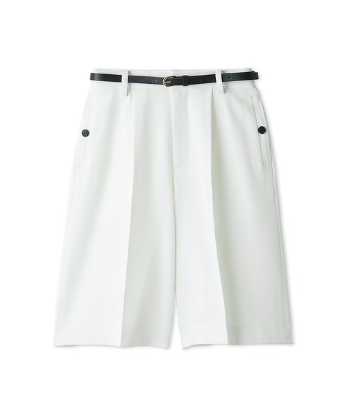 SNIDEL（スナイデル）の「ベルティッドハーフパンツ（その他パンツ・レディース・ブラック/ホワイト/グレー・0/1）」の14枚目の写真